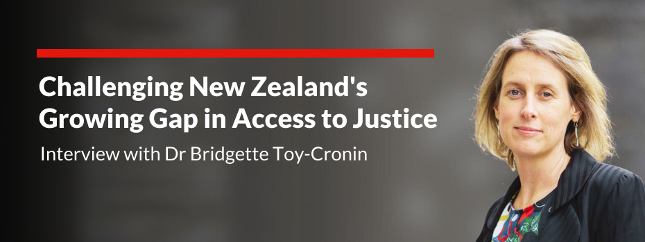 Challenging New Zealand's growing gap in access to justice.