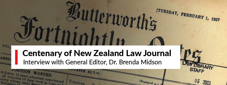 NZ Law Journal reflects on fast-approaching centenary